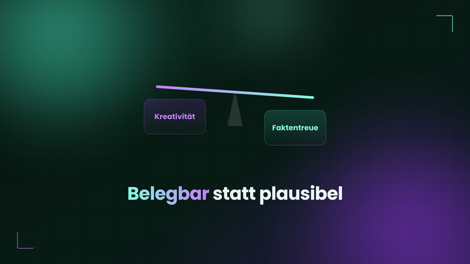 Warum Faktentreue in der Unternehmens-KI wichtiger ist als Kreativität, Titelbild